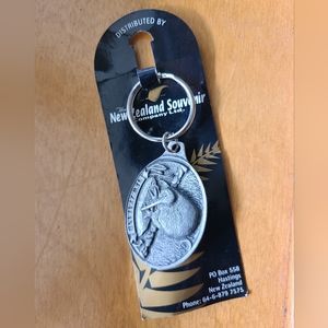 Free with purchase, NWT New Zealand poster key chain